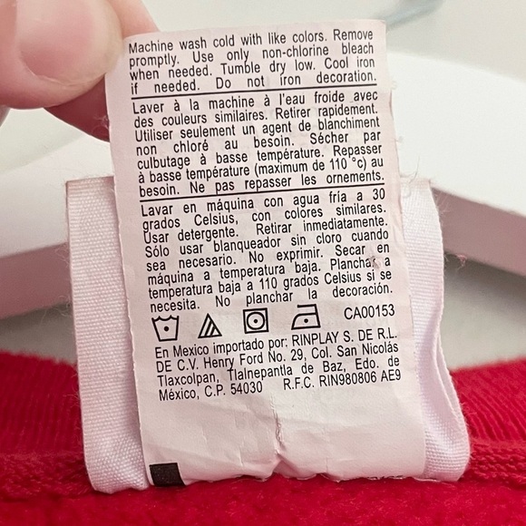 Champion Reverse Weave Men’s‎ Logo Crewneck Sweatshirt Red Gold Size Medium - Picture 9 of 9